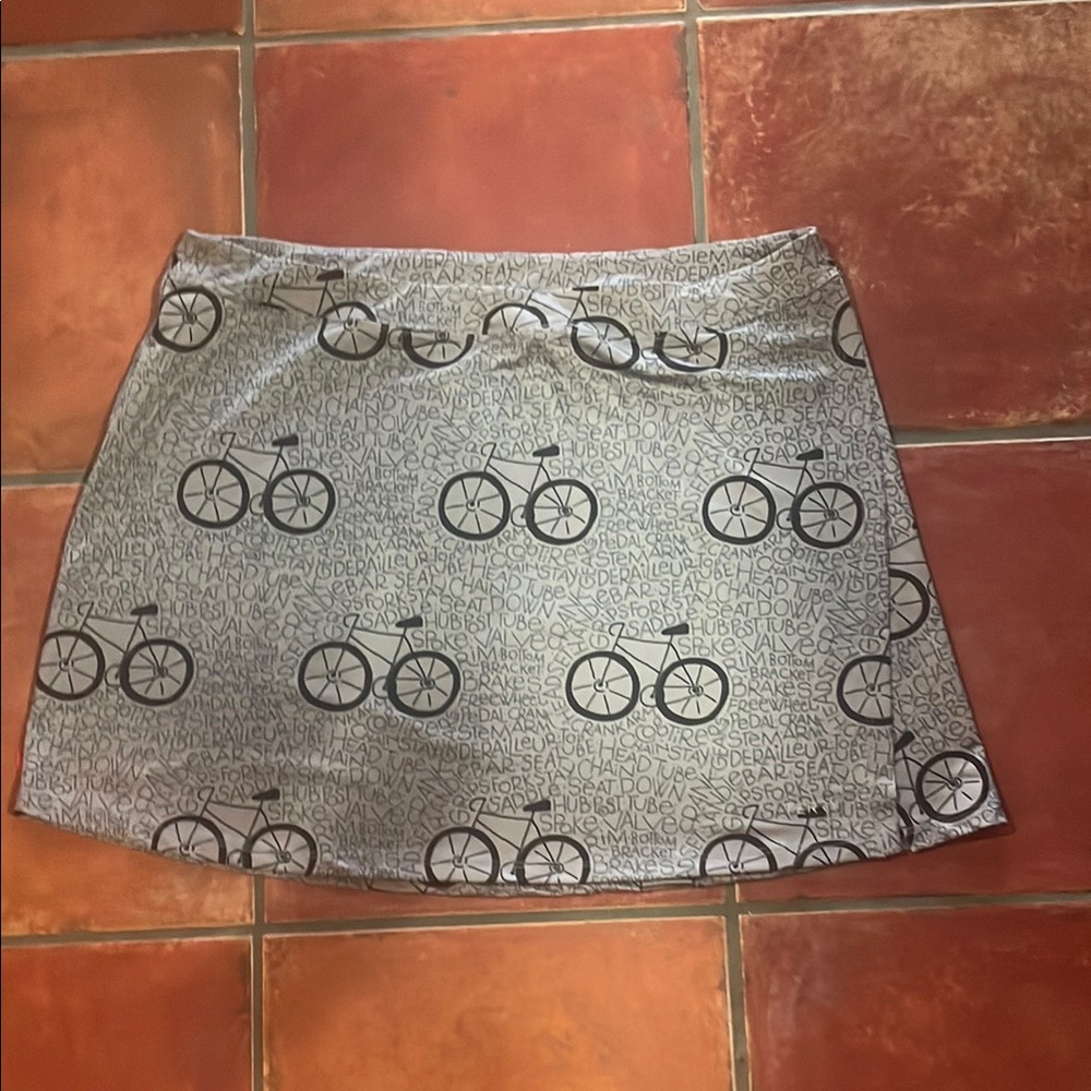 Terry‎ Precision Cycling Mixie Bicycle Print Skirt